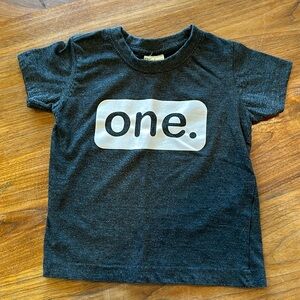 One tee shirt